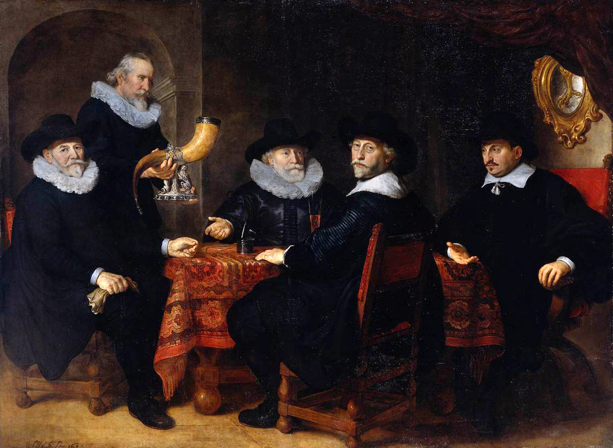 four governors of the arquebusiers civic guard